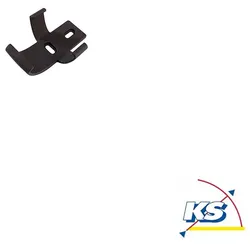 KapegoLED Wandhalter Fernbedienung RF, Kunststoff, schwarz D-843013