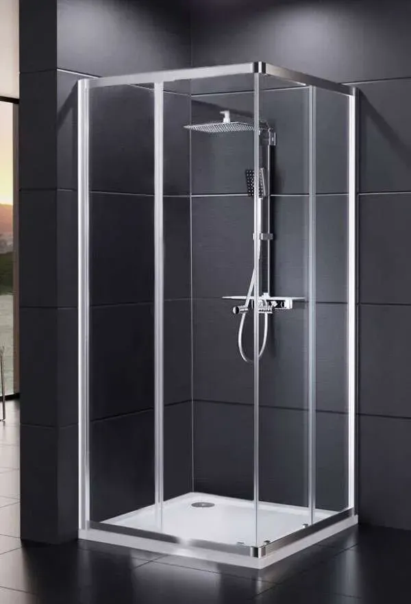 DuOC Dusar Eckeinstieg Economy Neo Schiebetür Dusche.. - Duschkabine
