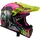 LS2 MX437 Fast Evo II Mini Gorilla Pink/Türkis/Gelb M