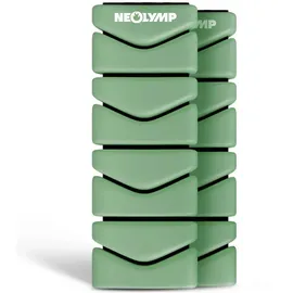 NEOLYMP Pilates Gewichtsmanschetten 2er Set verstellbar 1 kg Grün Matcha