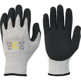 Leipold Schnittschutzhandschuhe Solidstar 1443 Gr.9 grau/schwarz EN 388 PSA II 12 PA