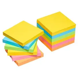 Post-it Post-it® Super Sticky Carnival Haftnotizen extrastark farbsortiert, 8 Blöcke + GRATIS 4 Blöcke