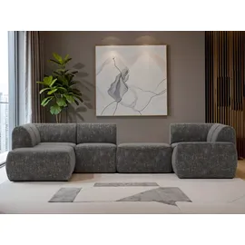 beautysofa Modularecke mit USB MALMO U