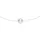 Steel_art Collier Florere Single Silberfarben Edelstahl 42cm