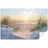 WallArena - Vlies Fototapete Meer 250x175 cm - Fototapeten - Tapeten - für Wohnzimmer Schlafzimmer - Vliestapete Wandtapete Tapete 3D Effekt- inkl. Kleister - Landschaft Strand Sonnenuntergang Natur