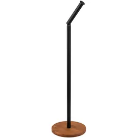 Wenko Stand Toilettenpapierhalter 2 in 1 Serro Schwarz-Bambus