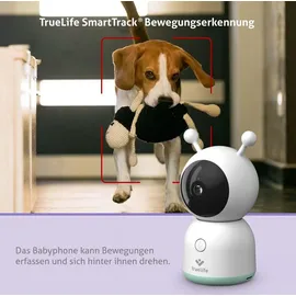 TrueLife NannyCam R7 Dual Smart TLNCR7DS Babyphone mit Kamera, WLAN 2.4 GHz