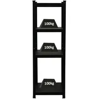 Proregal All Black Series Schwerlastregal Ragnar für Gesamtlast 500