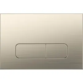 Wunderbad Drückerplatte Nickel Kompatibel zu Geberit Duofix Sigma (up 320) 2 Mengenspülung