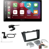 EHO Pioneer SPH-DA160DAB 2-DIN Autoradio CarPlay Android Auto Bluetooth DAB USB passend für Suzuki Swift IV ab 2010 schwarz