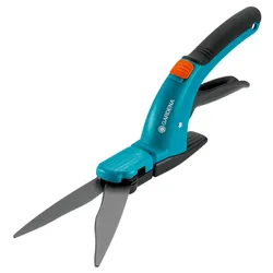 Gardena Comfort Grasschere, Horizontale Klingen, Kurzgriff