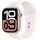 Apple Watch Series 10 GPS + Cellular 42 mm Aluminiumgehäuse roségold Sportarmband blassrosa M/L