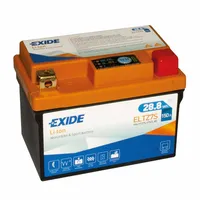 Exide ELTZ7S Li-Ion Lithium Motorradbatterie 12V 2,4Ah