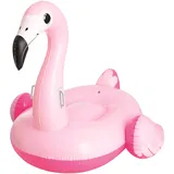 Bestway 41099 Pretty Pink Flamingo Rider Schwimmtier für Kinder, 145 x 121 cm