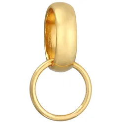 Nenalina Charm-Träger Basic Kombinierbar 925 Silber goldfarben Damen 