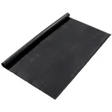vidaXL Bodenbelag 1,2 x 5 m Gummi Schwarz