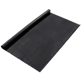 vidaXL Bodenbelag 1,2 x 5 m Gummi Schwarz