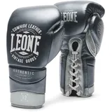 Leone1947 Authentic 2 Lederboxhandschuhe - Dark Grey - 10 oz