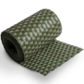 nyvi Sichtschutzstreifen 255 x 19 cm Grün Polyrattan 5 St.