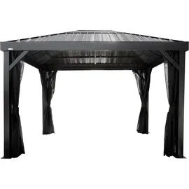 Sojag Kiruna 10 x 12 m inkl. 4 Seitenteile Schwarz