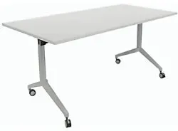Schaffenburg Klapptisch Melamin, Metall Weiß 1.400 x 700 x 750 mm