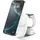 Belkin UltraCharge faltbare magnetische 3-in-1-Ladestation mit Qi2 25W weiß, rund