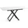 WFL GROUP Axen Marmor Weiß 120-160 x 80 x 38-75 cm