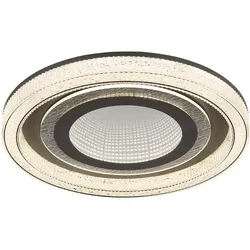 Deckenleuchte Deckenlampe Flurlampe anthrazit Fernbedienung CCT 3D Effekt LED