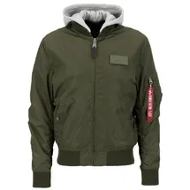 Alpha Industries MA-1 TT Hood dark green XXL
