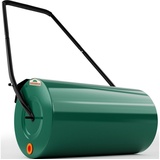 Gardebruk Rasenwalze 60cm 48l Füllvolumen Schmutzabweiser Metall Handwalze Rasenroller Gartenwalze