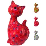 netproshop Spardose große Katze aus Keramik Pomme Pidou Größe XL, Auswahl:Purple Heart