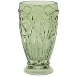 Chic Antique Glas mit Muster 350 ml Trinkglas