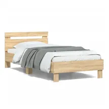 vidaXL Bettgestell 100 x 200 cm Braun
