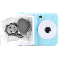Sofortdruckkamera für Kinder, 1080p HD -Video & 48MP Foto 2,4 -Zoll -Bildschirm -Sofortkamera mit Druckpapier, Kinderkamera Instantdruck, Digitalkamera für Mädchen und Jungen (Blue)