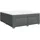 vidaXL Boxspringbett 180 x 200 cm Dunkelgrau