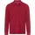 MAN'S WORLD Langarm-Poloshirt MAN'S WORLD "Neue Kollektion", Herren, Gr. XL (56/58), rot (bordeaux), Piqué, Obermaterial: 100% Baumwolle, unifarben, Basic, schmal, angesetztes Bündchen, Shirts, schmale Passform, Langarm, mit Reißverschlusstasche