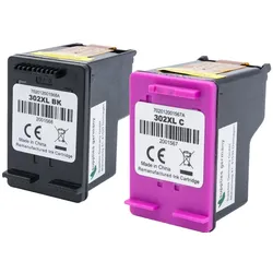 2 TONERDUMPING XL-Druckerpatronen kompatibel zu HP 302XL