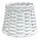 vidaXL Lampenschirm Weiß Ø20x15 cm Korbweide