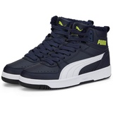 Puma Rebound Joy Fur Jr parisian night/puma white/light lime 37.5