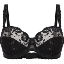 Conturelle Bügel-BH Spitze, Stickerei, für Damen, schwarz 80C