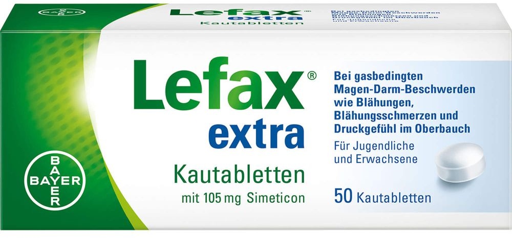 lefax extra kautabletten 50
