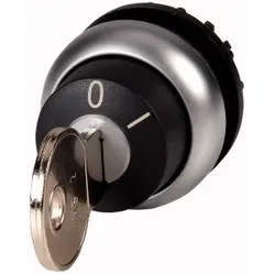 Eaton 111790 Schlüsseltaste, tastend, 2 Stellungen, MS2, Schlüssel abziehbar: 0, Frontring Titan M22-WS-MS2