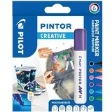 Pilot Pen PILOT PINTOR FUN Kreativmarker farbsortiert 4,0 - 12,0 mm, 6 St.