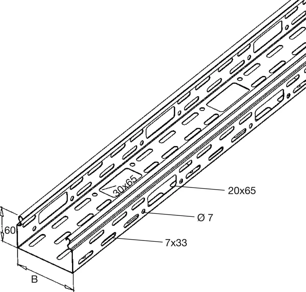 Rico Kabelrinne 3m 151N1-06
