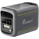 FOSSiBOT F1800 Tragbaren Powerstation, 1800W AC-Ausgang Solargenerator, vollständige Aufladung in 60 Minuten, 1.024Wh LiFePO4-Akku für Notstromversorgung, Stromausfälle und Camping