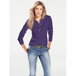 heine Polokragenpullover »Polopullover« heine pflaume 36