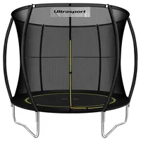 Ultrasport Gartentrampolin 244 cm Sprungtuch mit Elastik-Seilsystem Statt Sprung