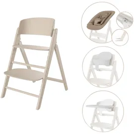 Cybex CLICK&FOLD Light Natural inkl. Gold Bouncer Nest/Baby-Set/Tablett