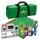 TIPP-KICK Turnier Edition Schweiz Set Spielfeld, 2X Spieler, 2X Torwart, 2X Plastiktor, 5X Ball, 1x Halbzeituhr+Soundchip