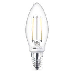 Philips - Leuchtmittel LED 3W Glas Kerzen (300lm) Dimbar E14 - cm